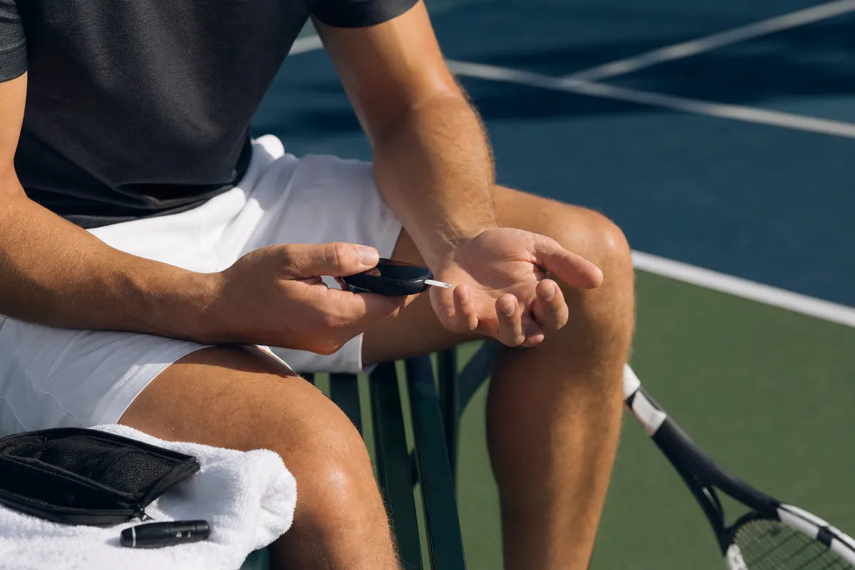 Hvilken tennisspiller har diabetes?