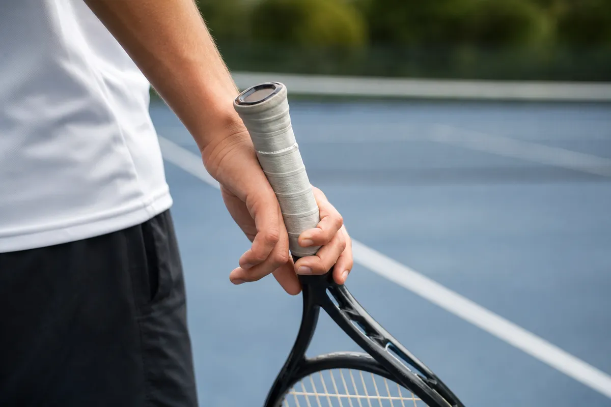 Hvordan holder man på en tennisketcher?